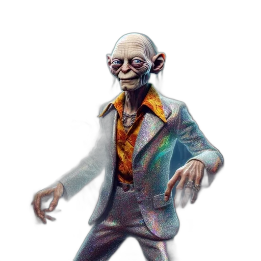 staff, jacket, creature, robot transparent PNG cut-out