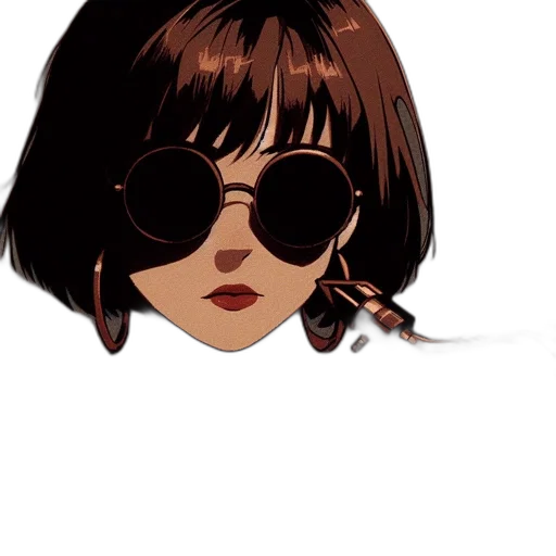 face, hair, jacket, mask transparent PNG cut-out