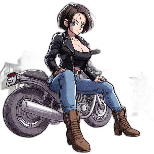 jacket, weapon, cartoon, comic book art transparent PNG cut-out