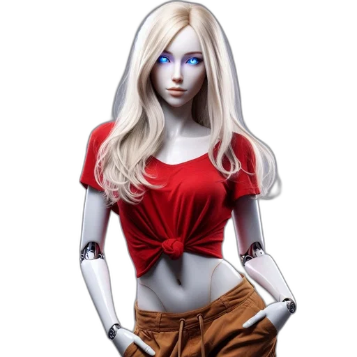 robot, comic book art, concept art, fantasy art transparent PNG cut-out