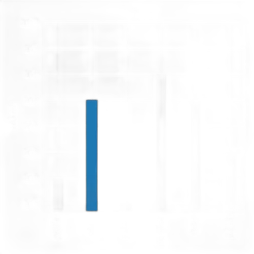 staff, robot, pixel art, blue transparent PNG cut-out
