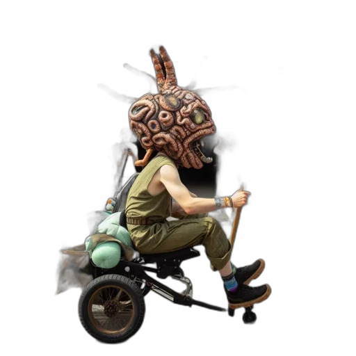 mask, creature, animal, weapon transparent PNG cut-out