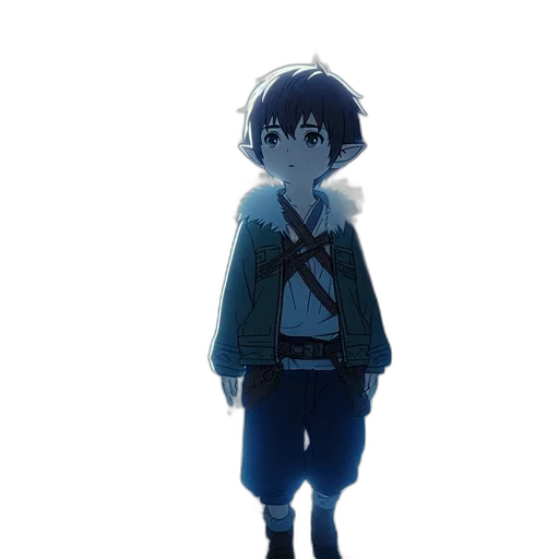 jacket, staff, sword, weapon transparent PNG cut-out