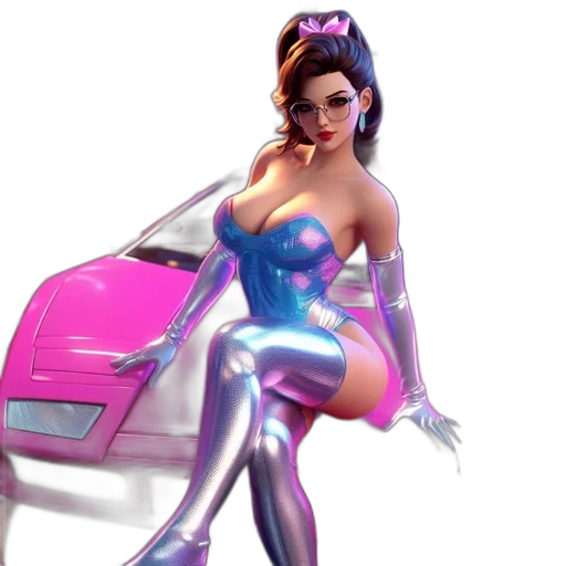 car, dress, robot, concept art transparent PNG cut-out