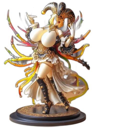 concept art, 3d render, figure, woman transparent PNG cut-out