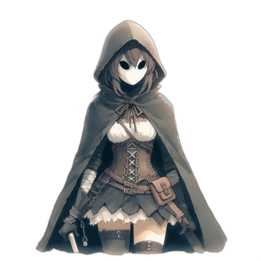 mask, staff, dress, jacket transparent PNG cut-out