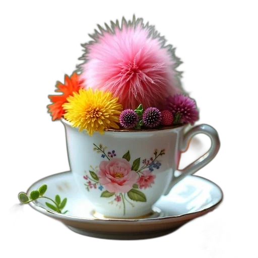 flower, food, crown, staff transparent PNG cut-out