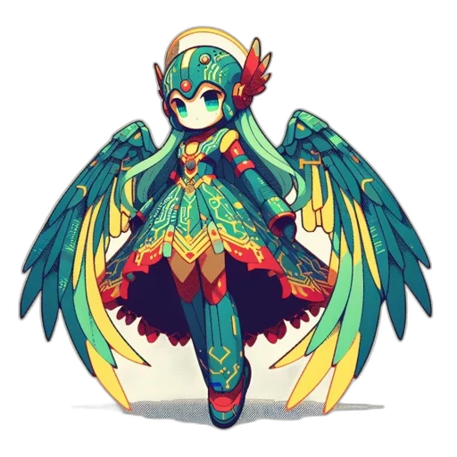 dragon, staff, creature, weapon transparent PNG cut-out
