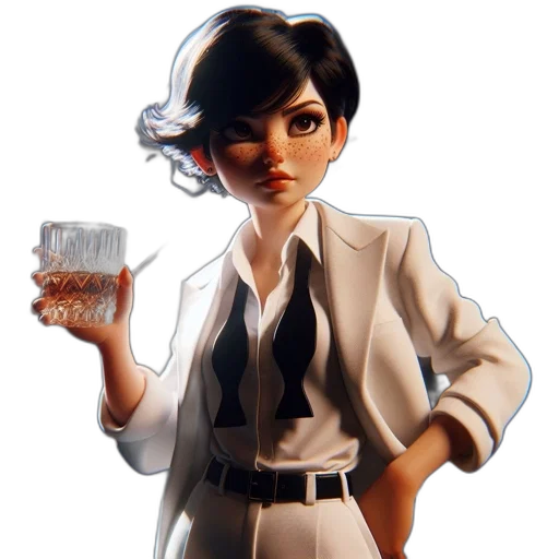 jacket, concept art, cartoon, comic book art transparent PNG cut-out