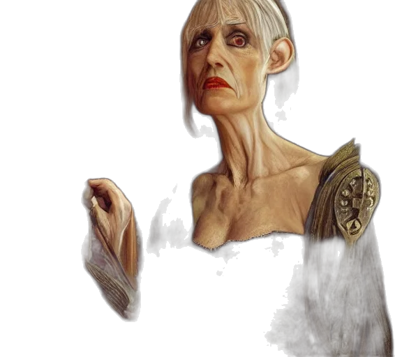 face, staff, concept art, fantasy art transparent PNG cut-out