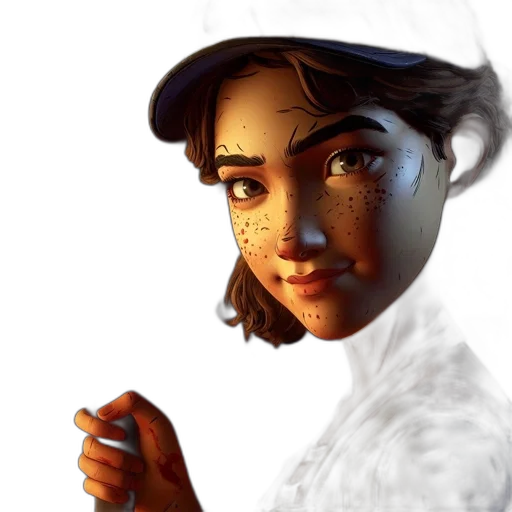 face, staff, hat, robot transparent PNG cut-out
