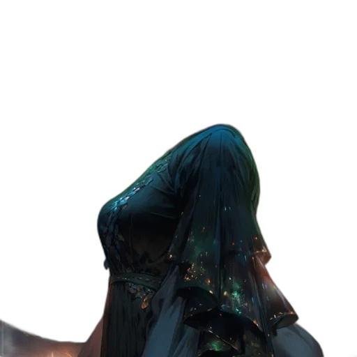 dress, jacket, mask, creature transparent PNG cut-out
