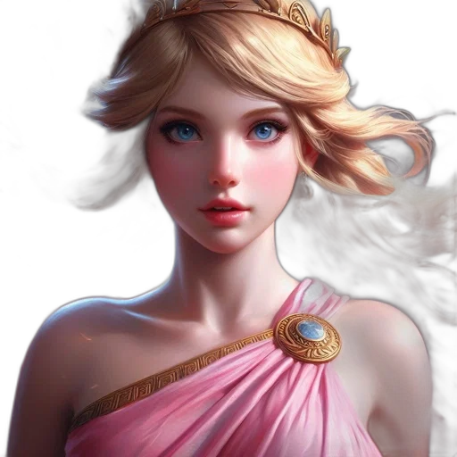 dress, crown, jewelry, face transparent PNG cut-out
