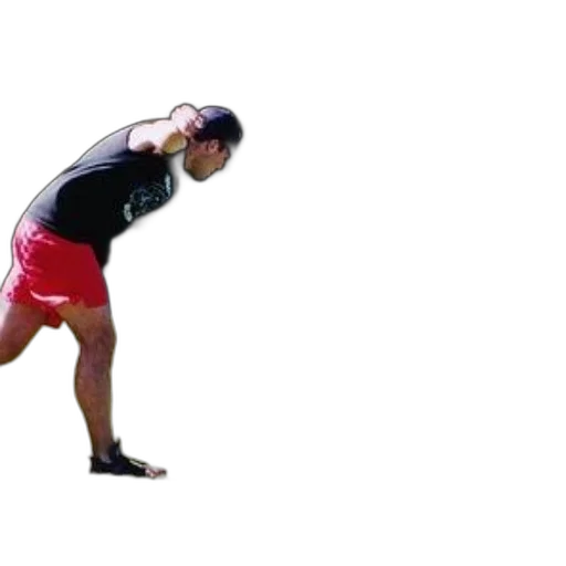 man, black, shirt, red transparent PNG cut-out