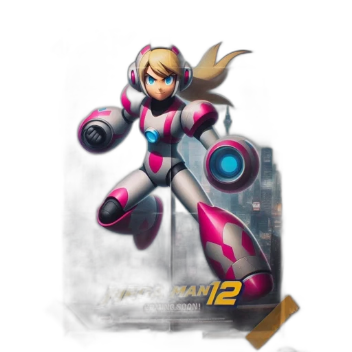 robot, weapon, concept art, pixel art transparent PNG cut-out