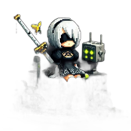 robot, staff, weapon, concept art transparent PNG cut-out