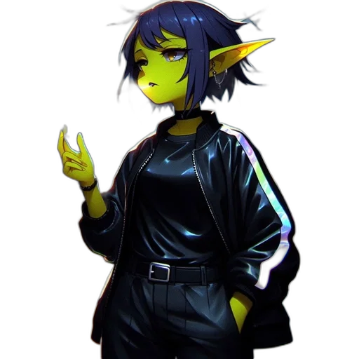 jacket, staff, mask, concept art transparent PNG cut-out