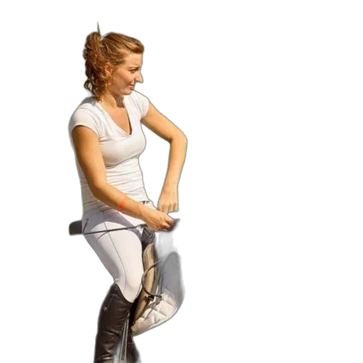 staff, woman, white, shirt transparent PNG cut-out