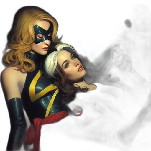 mask, comic book art, concept art, fantasy art transparent PNG cut-out