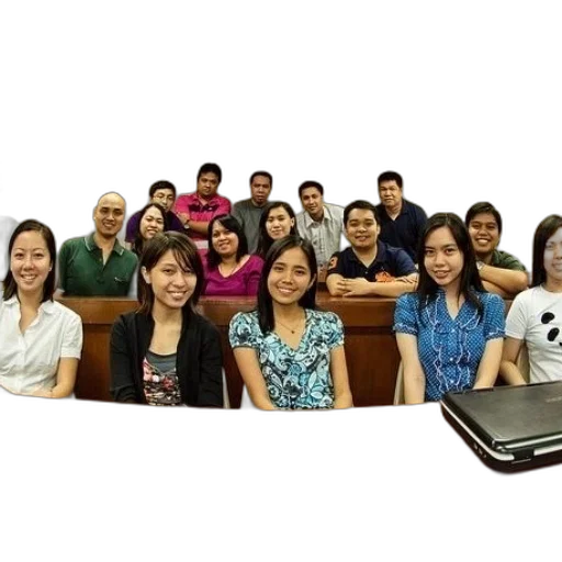 staff, 3d render, group, students transparent PNG cut-out