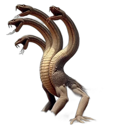 dragon, creature, animal, staff transparent PNG cut-out