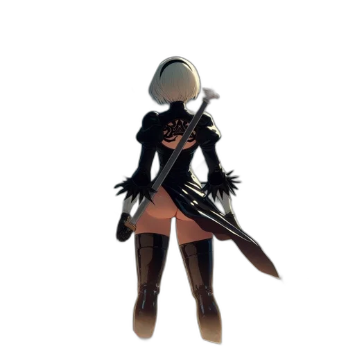 jacket, weapon, staff, sword transparent PNG cut-out