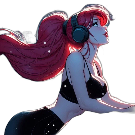 concept art, comic book art, cyberpunk, cartoon transparent PNG cut-out