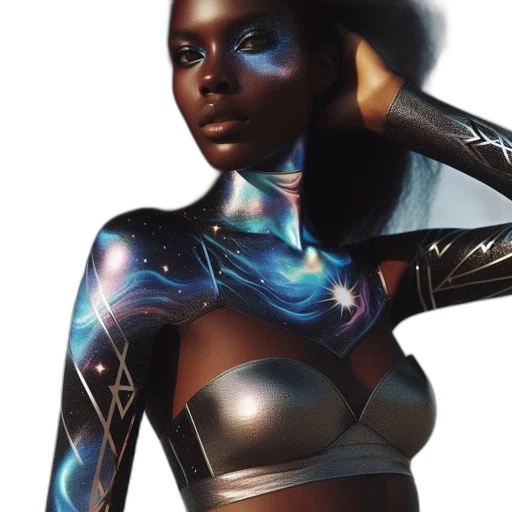 robot, jewelry, dress, concept art transparent PNG cut-out