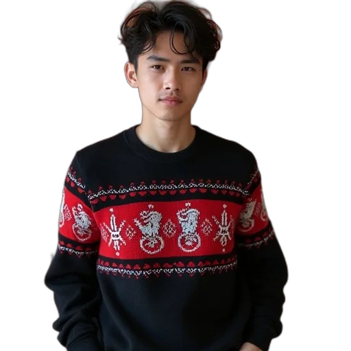 jacket, young, man, stands transparent PNG cut-out