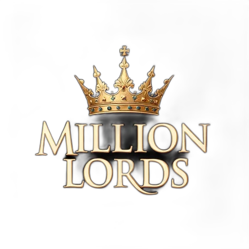 crown, million, lords, logo transparent PNG cut-out