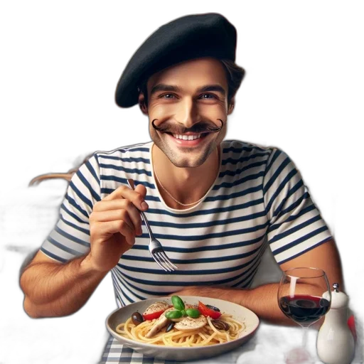 food, hat, face, animal transparent PNG cut-out