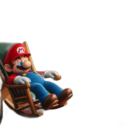 furniture, car, hat, 3d render transparent PNG cut-out