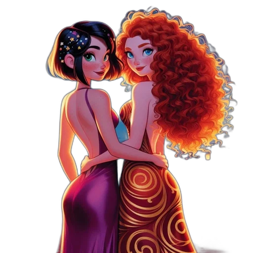 dress, concept art, comic book art, cartoon transparent PNG cut-out