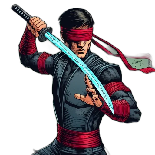 sword, staff, weapon, comic book art transparent PNG cut-out