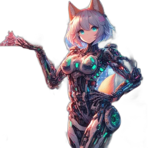 robot, weapon, dress, staff transparent PNG cut-out