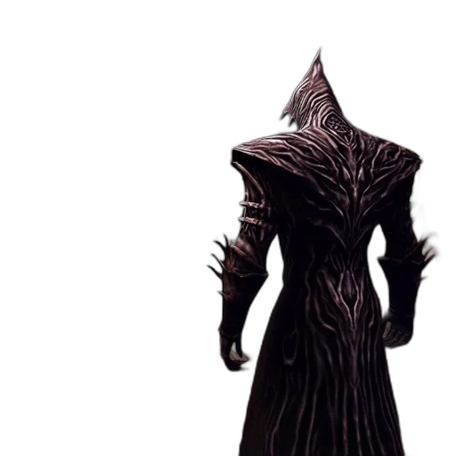 dress, mask, creature, staff transparent PNG cut-out