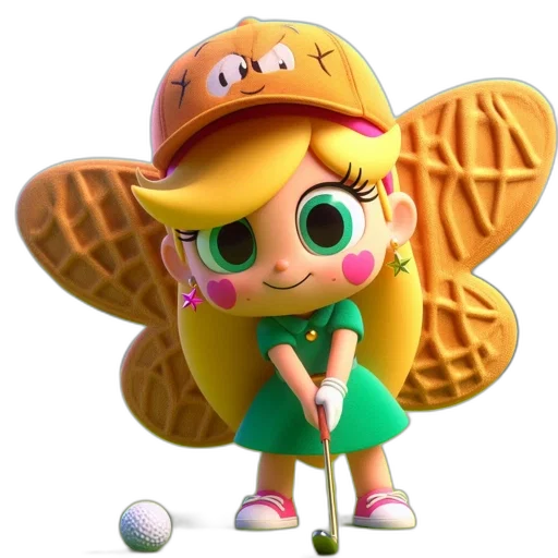 hat, staff, dress, creature transparent PNG cut-out