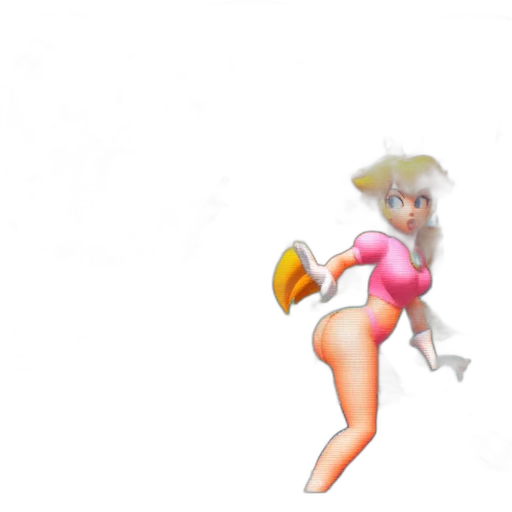 3d render, pixel art, concept art, cartoon transparent PNG cut-out