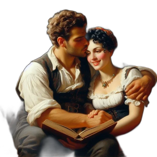 furniture, dress, oil painting, photorealistic transparent PNG cut-out