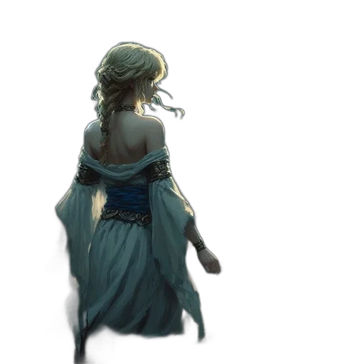dress, staff, crown, sword transparent PNG cut-out
