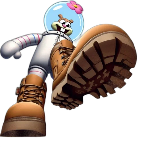 shoes, robot, weapon, staff transparent PNG cut-out