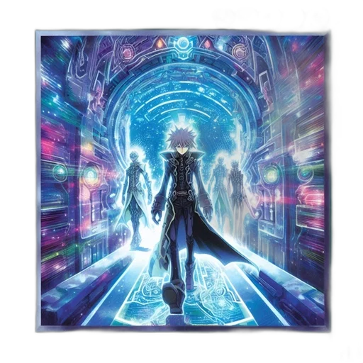 sword, concept art, cyberpunk, fantasy art transparent PNG cut-out