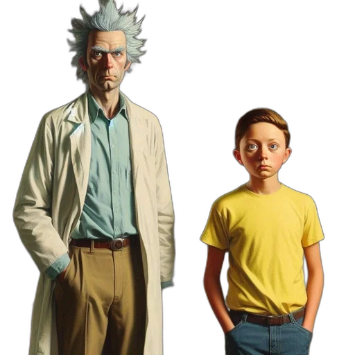 jacket, creature, concept art, 3d render transparent PNG cut-out