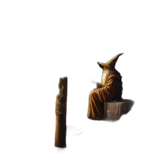 staff, weapon, hat, sword transparent PNG cut-out