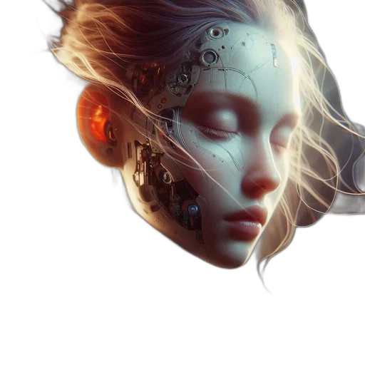 mask, face, robot, crown transparent PNG cut-out