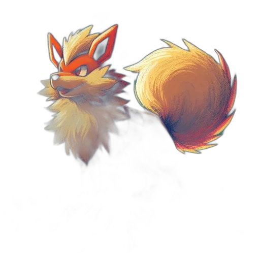 creature, animal, staff, hair transparent PNG cut-out