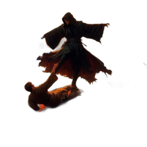 creature, staff, weapon, shoes transparent PNG cut-out