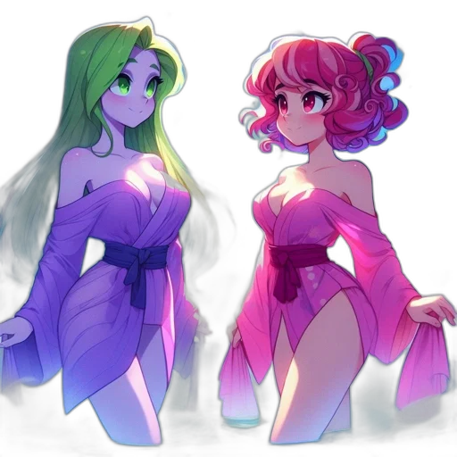 dress, concept art, vaporwave, pixel art transparent PNG cut-out