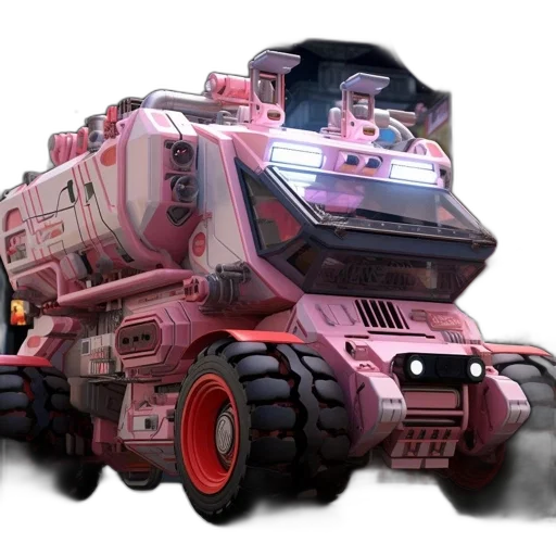 weapon, robot, car, concept art transparent PNG cut-out