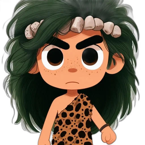 hair, creature, animal, cartoon transparent PNG cut-out